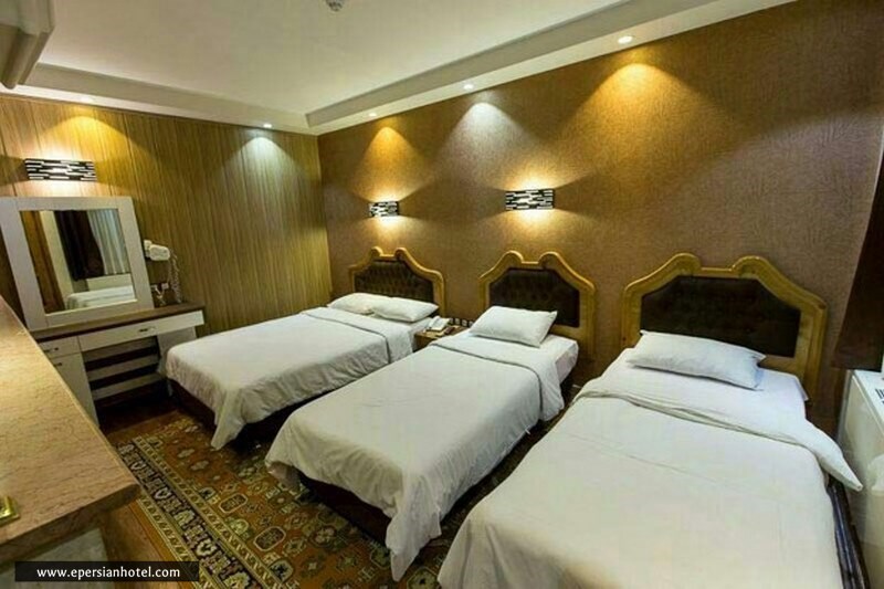 اتاق چهار تخته هتل ارزان در مشهد